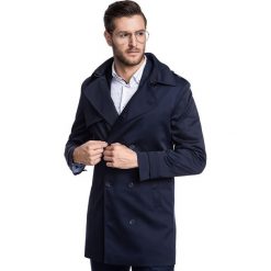 Płaszcz ALVARO PSGS000105. Płaszcze męskie Giacomo Conti, na wiosnę, s, bez wzorów, z elastanu, eleganckie, bez kaptura. Za 599,00 zł.
