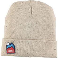 Czapka beanie "Vortin" w kolorze beżowym. Brązowe czapki męskie marki khujo, z aplikacjami, z bawełny. W wyprzedaży za 36,95 zł.