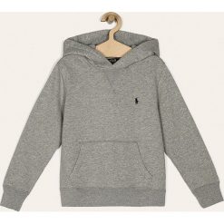 Polo Ralph Lauren - Bluza dziecięca 134-176 cm. Szare bluzy chłopięce Polo Ralph Lauren, bez wzorów, z bawełny, bez rękawów, z kapturem. W wyprzedaży za 259,90 zł.