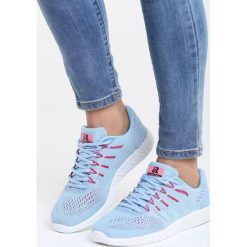 Jasnoniebieskie Buty Sportowe Should I?. Białe buty sportowe damskie marki Born2be, bez wzorów, sportowe. Za 89,99 zł.