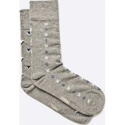 More - Skarpety (2-pack). Szare skarpetki męskie marki More, bez wzorów, z elastanu. Za 21,90 zł.