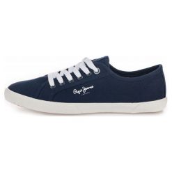 Pepe Jeans Tenisówki Męskie Aberman 2.1 41 Ciemnoniebieski. Szare trampki męskie Pepe Jeans, bez wzorów, z jeansu, bez zapięcia. Za 241,00 zł.