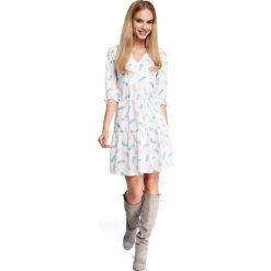 Caroline sukienka boho z nadrukiem - model 1. Sukienki damskie Moe, na imprezę, s, z nadrukiem, z elastanu, boho, bez kołnierzyka, bez rękawów. Za 219,00 zł.