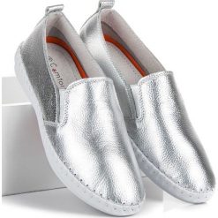 Srebrne slipony vinceza VINCEZA. Szare tenisówki damskie Vinceza. Za 129,00 zł.