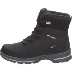 Śniegowce damskie AMERICAN SOFTSHELL SN02 BK. Czarne śniegowce damskie American CLUB, z materiału, klasyczne, bez zapięcia. W wyprzedaży za 169,00 zł.