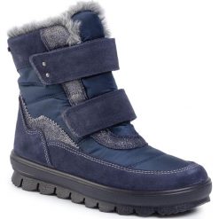 Śniegowce SUPERFIT - GORE-TEX 5-09214-80 S Blau. Niebieskie śniegowce dziewczęce Superfit, bez zapięcia. W wyprzedaży za 269,00 zł.