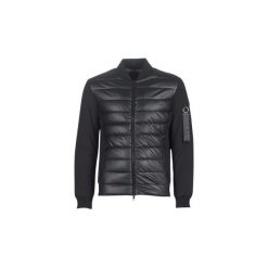 Kurtki pikowane Guess MIXED PUFFA. Czarne kurtki męskie Guess, s, z aplikacjami, bez kaptura. Za 809,00 zł.