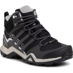 Buty adidas - Terrex Swift R2 Mid Gtx W GORE-TEX EF3357 Core Black/Dgh Solid Grey/Purple Tint. Czarne buty trekkingowe damskie Adidas. Za 679,00 zł.