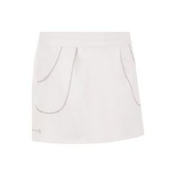 Spódniczka tenis POCKET 500 BIAŁA. Białe spódniczki damskie marki ARTENGO, m, bez wzorów, z elastanu, młodzieżowe, sportowe. Za 29,99 zł.