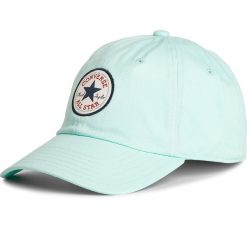 Czapka z daszkiem CONVERSE - 10008474-A07 473. Zielone czapki damskie Converse, bez wzorów, z bawełny. Za 99,00 zł.
