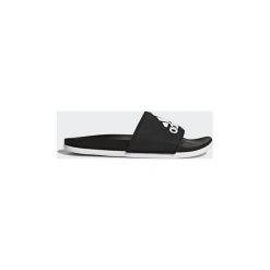 Klapki adidas Klapki adilette Cloudfoam Plus Logo. Czarne klapki damskie Adidas, bez wzorów, bez obcasa. Za 64,50 zł.