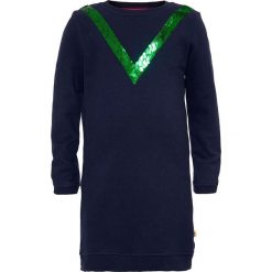 Sukienka "Patty" w kolorze granatowym. Niebieskie sukienki niemowlęce z bawełny, midi, proste. W wyprzedaży za 115,95 zł.