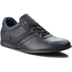 Półbuty BADURA - 3404 Niebieski 1205. Niebieskie półbuty męskie marki Badura, na co dzień, bez wzorów, ze skóry, eleganckie, bez zapięcia. W wyprzedaży za 219,00 zł.