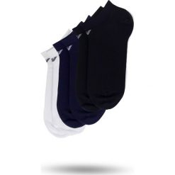 SKARPETY 3-PACK EMPORIO ARMANI. Czarne skarpetki męskie z elastanu. Za 89,00 zł.