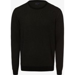 Nils Sundström - Sweter męski, czarny. Czarne swetry męskie m, z bawełny. Za 129,95 zł.