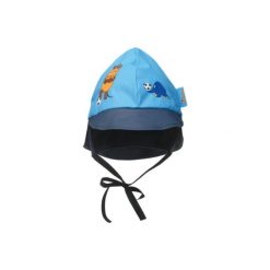 Playshoes Boys Czapka przeciwdeszczowa Myszka. Szare czapeczki niemowlęce marki Playshoes, z bawełny. Za 45,00 zł.
