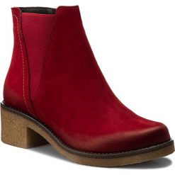 Botki SERGIO BARDI - Cortona FW127270917GM 408. Czerwone buty zimowe damskie marki Sergio Bardi, z nubiku. W wyprzedaży za 249,00 zł.