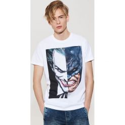 T-shirty męskie: T-shirt batman vs. joker – Biały