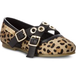 Baleriny GUESS - FIMEL3 LEP02 LDP. Brązowe baleriny dziewczęce marki Guess, z aplikacjami, z materiału. Za 259,00 zł.