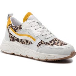 Sneakersy EVA MINGE - EM-18-06-000074 618. Brązowe półbuty damskie Eva Minge, ze skóry. W wyprzedaży za 249,00 zł.