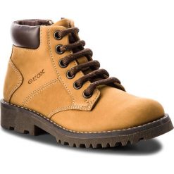 Trapery GEOX - J Axel B. E J6486E 032BC C2006 S Dk Yellow. Żółte śniegowce chłopięce Geox, bez zapięcia. W wyprzedaży za 219,00 zł.