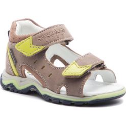 Sandały SERGIO BARDI KIDS - SBK-01-01-000037 609. Brązowe sandały chłopięce Sergio Bardi Kids, ze skóry, bez zapięcia. W wyprzedaży za 99,00 zł.