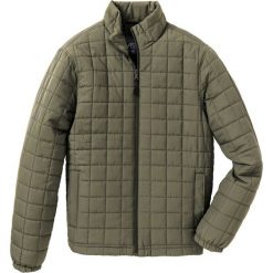 Kurtka pikowana bonprix ciemnooliwkowy. Zielone kurtki męskie bonprix, m, bez wzorów, bez kaptura. Za 189,99 zł.