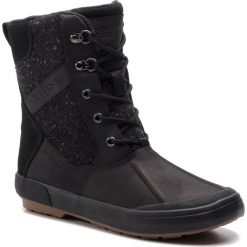 Śniegowce KEEN - Elsa II Wool Wp 1019571 Black/Raven. Czarne kozaki damskie Keen, na zimę, z wełny, bez zapięcia. W wyprzedaży za 259,00 zł.