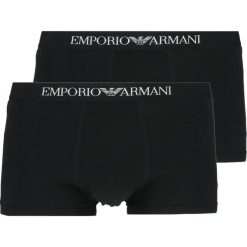 Emporio Armani TRUNK 2 PACK Panty black. Czarne bokserki męskie Emporio Armani, z bawełny. Za 129,00 zł.