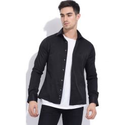 Christian Lacroix koszula męska XL czarna. Czarne koszule męskie Christian Lacroix, xl, bez wzorów, bez kołnierzyka, bez rękawów. Za 179,00 zł.