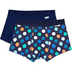 Happy Socks - Bokserki Big Dot (2-pak). Bokserki męskie Happy Socks, bez wzorów, z elastanu. W wyprzedaży za 79,90 zł.