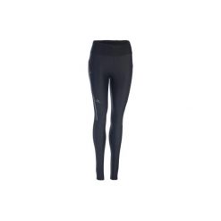 Legginsy do biegania RUN DRY+ damskie. Czarne legginsy sportowe damskie KALENJI, xl, z elastanu, do biegania. Za 59,99 zł.