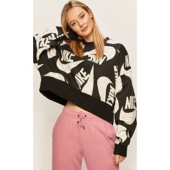 Nike Sportswear - Bluza. Czarne bluzy damskie Nike Sportswear, s, bez wzorów, z bawełny, bez rękawów, bez kaptura. Za 229,90 zł.