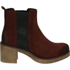 Botki - 501 CAM BORDO. Brązowe botki damskie zamszowe marki Venezia. Za 239,00 zł.