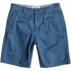Quiksilver Spodenki Everyday Chino M Dark Denim 28. Szare spodenki sportowe męskie Quiksilver, na lato, z bawełny, eleganckie. W wyprzedaży za 129,00 zł.