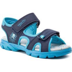 Sandały SUPERFIT - 4-09180-80 S Blau/Blau. Niebieskie sandały chłopięce Superfit, ze skóry ekologicznej, bez zapięcia. W wyprzedaży za 179,00 zł.