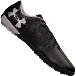 Buty piłkarskie Under Armour Magnetico Select Tf M 3000116-001. Czarne buty sportowe męskie Under Armour, z materiału, na sznurówki, do piłki nożnej. W wyprzedaży za 249,00 zł.