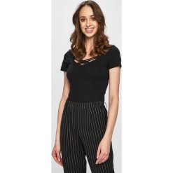 Tally Weijl - Top. Białe bluzki damskie TALLY WEIJL, s, bez wzorów, z elastanu, bez kołnierzyka. W wyprzedaży za 29,90 zł.