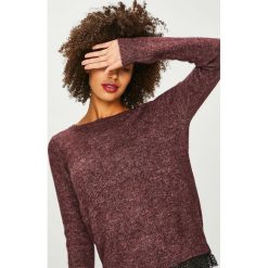 Vila - Sweter. Szare swetry damskie marki Vila, s, bez wzorów, z elastanu, z krótkim rękawem, krótkie, bez kaptura. W wyprzedaży za 69,90 zł.