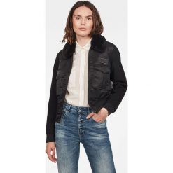 G-Star Raw - Kurtka. Czarne kurtki damskie G-Star RAW, s, bez wzorów, z elastanu, retro, krótkie. W wyprzedaży za 699,90 zł.