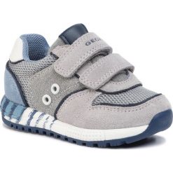 Sneakersy GEOX - B Alben B. C B023CC 0NB22 C0493 M Grey/Avio. Szare trampki chłopięce Geox, bez wzorów, ze skóry, na rzepy. W wyprzedaży za 179,00 zł.