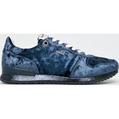 Pepe Jeans - Buty. Szare buty sportowe damskie Pepe Jeans, bez wzorów, z jeansu, sportowe. W wyprzedaży za 199,90 zł.