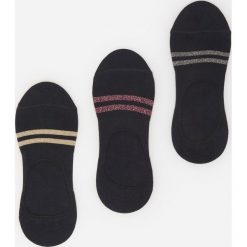 Skarpetki balerinki 3 pack - Czarny. Czarne skarpetki damskie Reserved, bez wzorów. Za 29,99 zł.