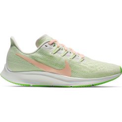 Buty Nike Air Zoom Pegasus 36 W Beżowo-Zielone. Brązowe buty sportowe damskie Nike, bez wzorów, do biegania. Za 499,99 zł.