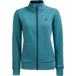 Bluza damska BLD610 - mięta melanż - Outhorn. Pomarańczowe bluzy damskie marki Outhorn, na lato, melanż, z bawełny. W wyprzedaży za 49,99 zł.