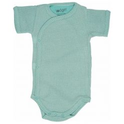 Lodger Body Dziecięce Romper Short Sleeves Ciumbelle Silt Green 62 Zielony. Zielone body niemowlęce Lodger, bez wzorów, z bawełny, bez rękawów. Za 59,00 zł.