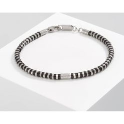 Bransoletki męskie: Emporio Armani Bransoletka silberfarben/schwarz