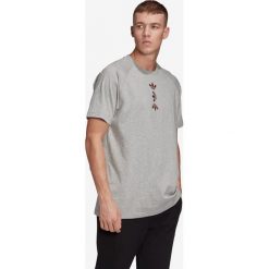 Adidas Originals Big Trefoil Koszulka Szary. Szare podkoszulki męskie adidas Originals, l, z haftami, z bawełny, z krótkim rękawem. Za 154,95 zł.
