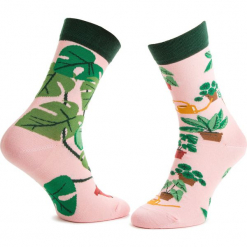 Skarpety Wysokie Unisex MANY MORNINGS - Plant Lover Kolorowy Różowy. Czerwone skarpetki damskie marki DOMYOS, z elastanu. Za 29,00 zł.