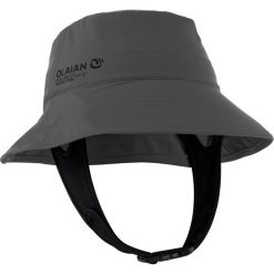 Kapelusz surfing UV męski. Szare kapelusze męskie OLAIAN, w paski, z materiału, sportowe. Za 39,99 zł.